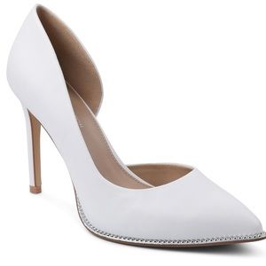 BCBGeneration Harnoy D’orsay White high heels size 9
